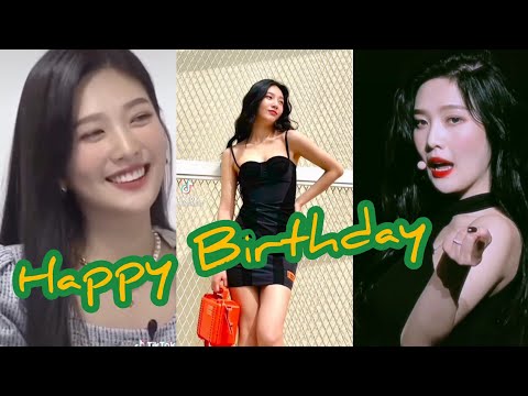Happy Birthday Joy 조이 Red Velvet 레드벨벳