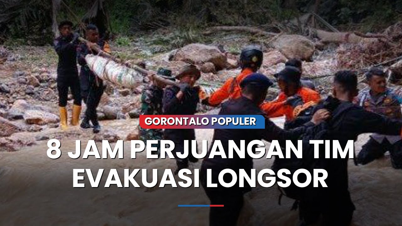 8 Jam Tim Evakuasi Korban Longsor Tambang Suwawa Gorontalo Jalan Kaki, Lewati Jurang hingga Sungai