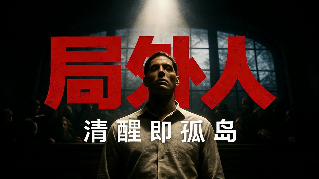 【认知破局】看懂加缪认知心理学名著《局外人》，“局外人”如何在虚假职场破局，建立自己成功的社交逻辑。 | 富人思维 | 思维致富 | 赚钱思维 | 富人思考模式 | 破局思维 | 认知心理学 |