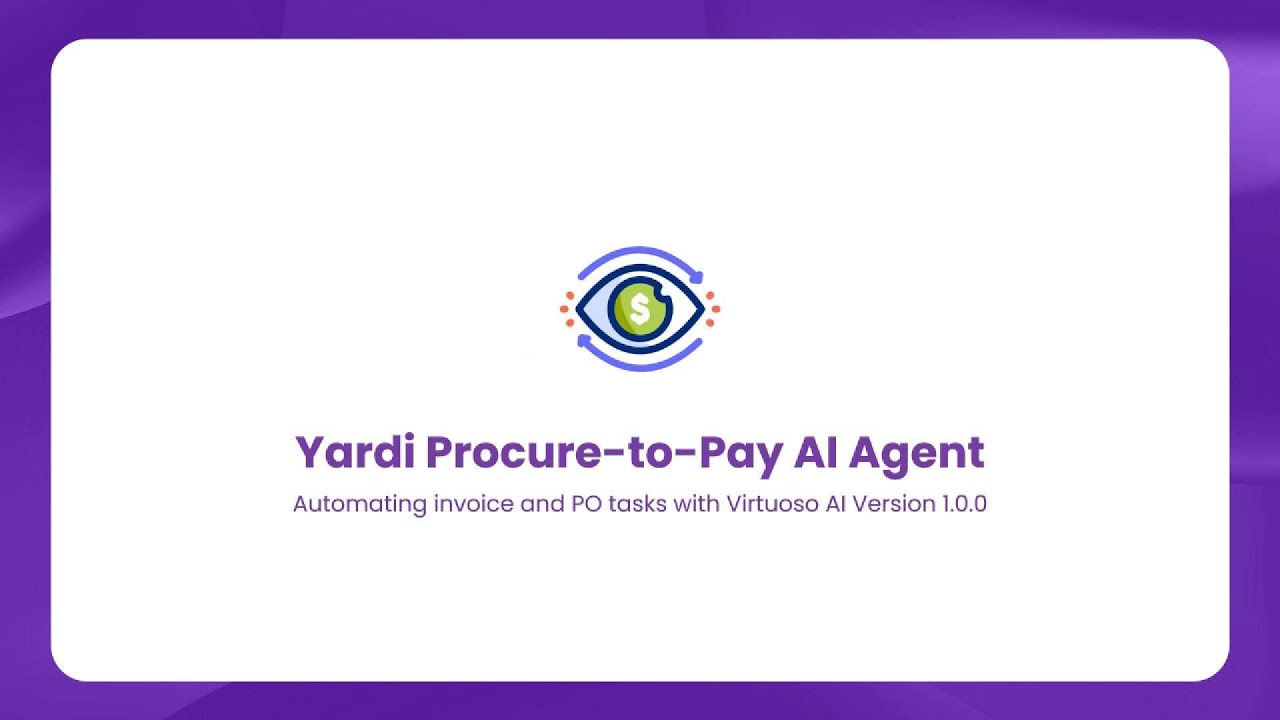 Virtuoso AI Agent on P2P Spend Analytics - Yardi x techsofya