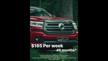 GWM CANNON LUX - Buy Today With No Deposit - HAWKE