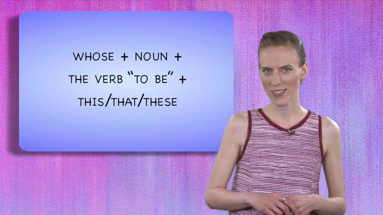 Everyday Grammar: Using 'Whose' - YouTube