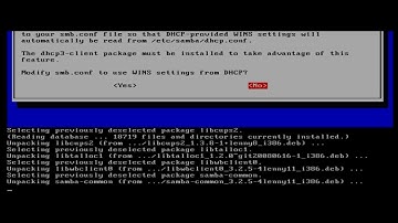 Instal dan Konfigurasi Samba dan Proxy server di debian