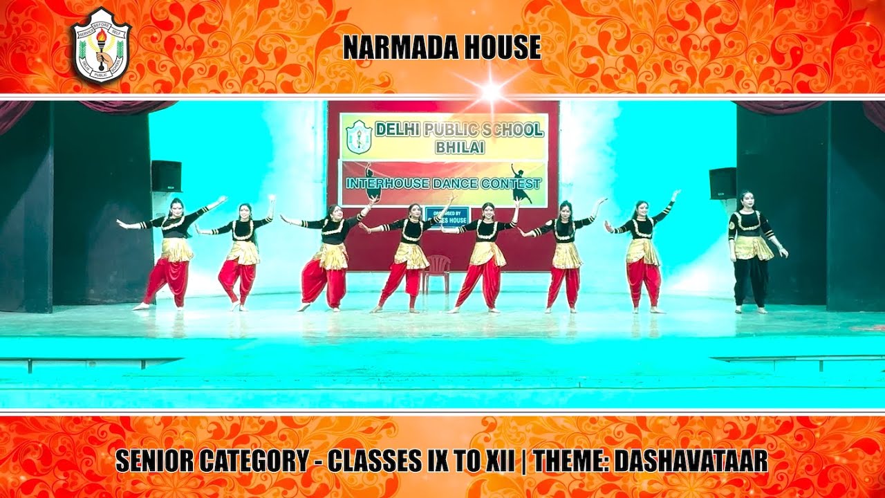 InterHouse Dance Competition 2024 - Narmada House Seniors - YouTube