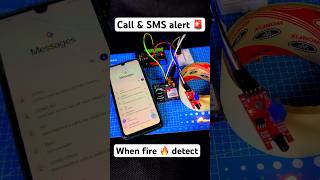 GSM Fire Safety Project | SMS + Call Alert 🚨 #arduino #shorts #tranding