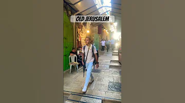 Walking Through Old Jerusalem Israel Travel Iran 