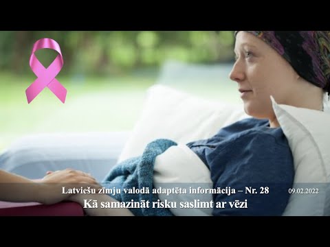 Videoziņas Nr.28 “Kā samazināt risku saslimt ar vēzi”