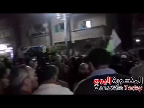 اعداد غفيرة  بجنازة عمر عبدالرحمن بالجمالية بالدقهلية