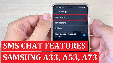 How to Enable Chat Features in SMS Text Messages on Samsung Galaxy A13, A33, A53 & A73