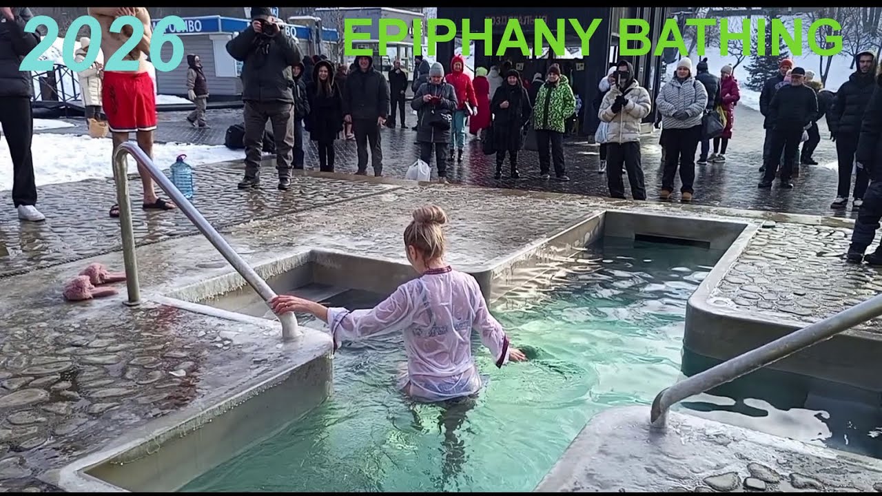 BAPTISM IN ICE WATER 2026/ EPIPHANY BATHING NEW🔥⚡part 10 /ICE BATHING/WINTER SWIM/ КРЕЩЕНИЕ 