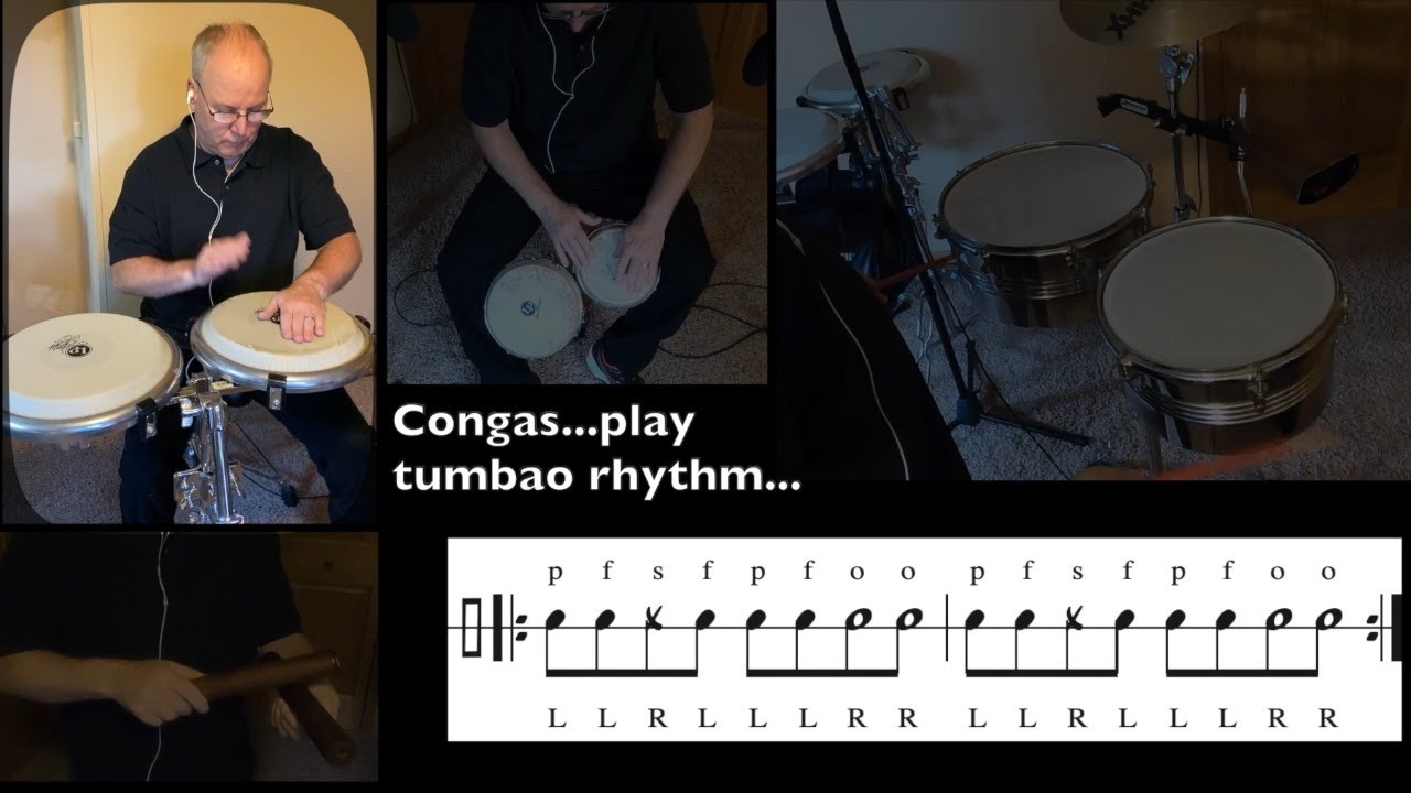 Video WE7 Winds introduction of AfroCuban percussion instruments