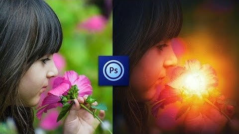 How to edit Light flower in the dark | ps touch tutorial | photoshop touch editing