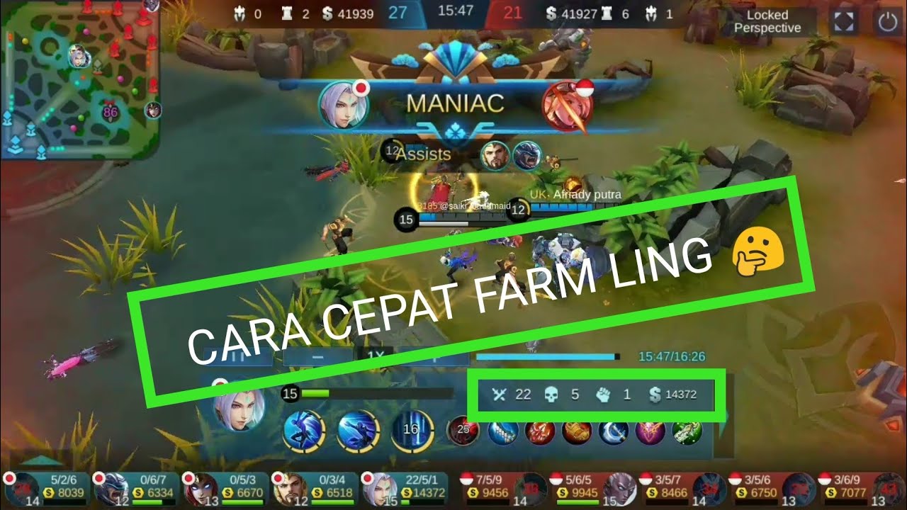 LING itu WAJIB SOLO ATAS + BUFF 95% AUTO WIN!!!!!