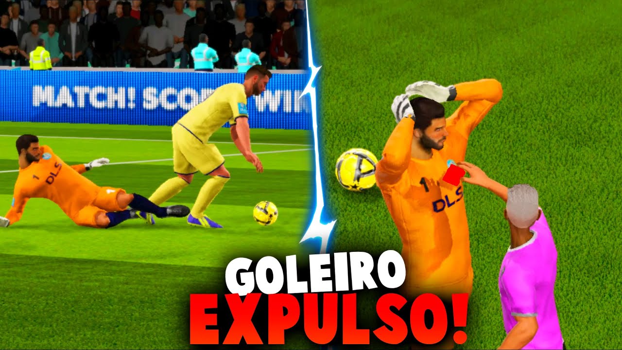 O QUE ACONTECE SE O GOLEIRO FOR EXPULSO no DLS 23 E NÃO TIVER MAIS SUBSTITUIÇÃO? YouTube O QUE ACONTECE SE O GOLEIRO FOR EXPULSO no DLS 23 E NÃO TIVER MAIS SUBSTITUIÇÃO? YouTube