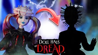 Giving A Doll A PinHead Makeover! | Doll Haus Of Dread Hellraiser Pinhead doll Unboxing + Makeover