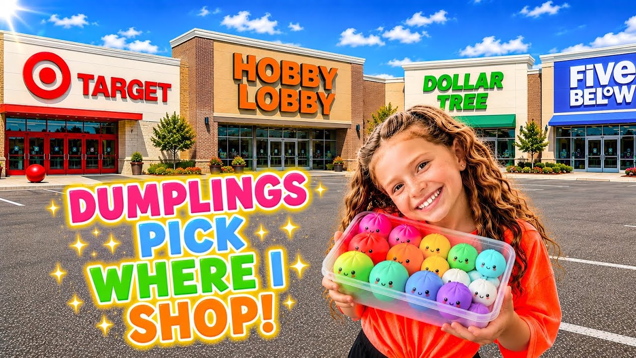 DUMPLINGS PICK WHERE I SHOP! 🛍️🛒 #video #viral #trending #funny #comedy #fyp #trend #games #cute 