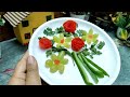 #video Edible Bouquet💐 Art #minifunkitchen #salad #edibleart 