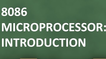 8086/8085 Microprocessor Introduction Tutorial 1
