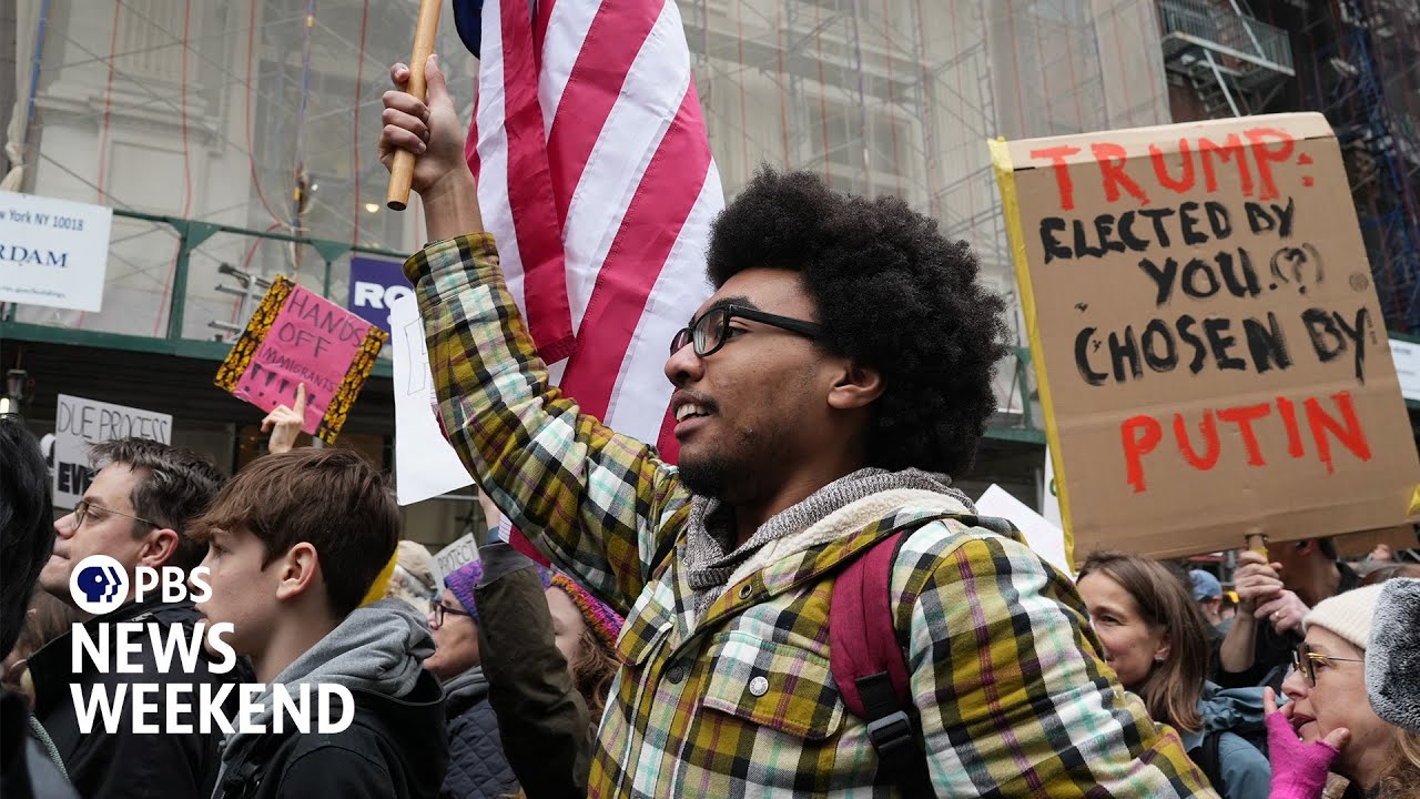 Protestors join more than a thousand rallies across the U.S. against Trump’s policies