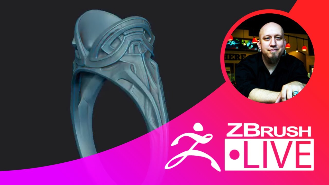 3d animation internships Jewelry Ring Design - Sculpting, 3D Printing, & ZBrush 2019 with T.S. Wittelsbach - Episode 48