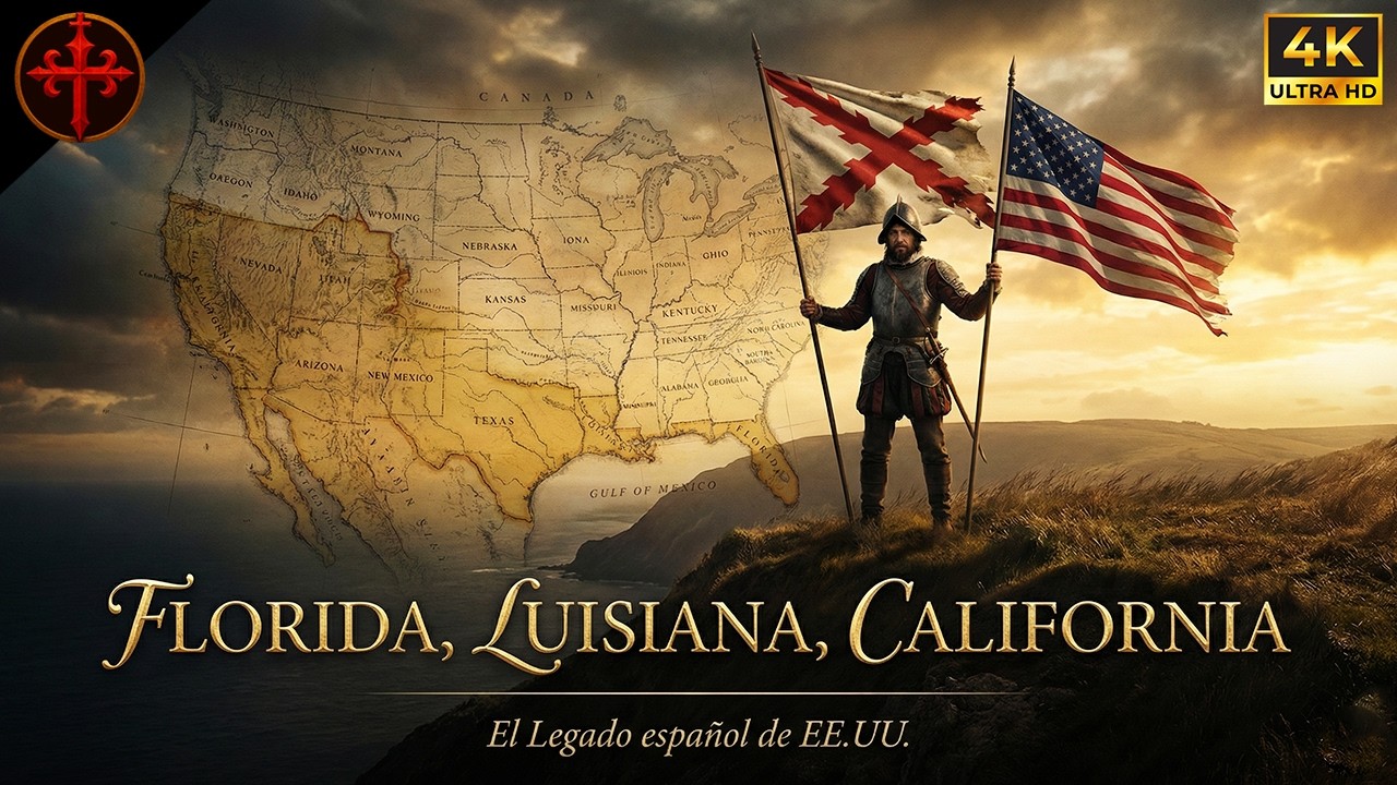 El PASADO ESPAÑOL de EE. UU. – FLORIDA, LUISIANA y CALIFORNIA | Documental