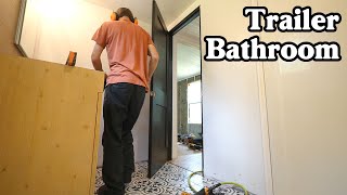 Bathroom Update - Salvaged Mobile Home Rebuild