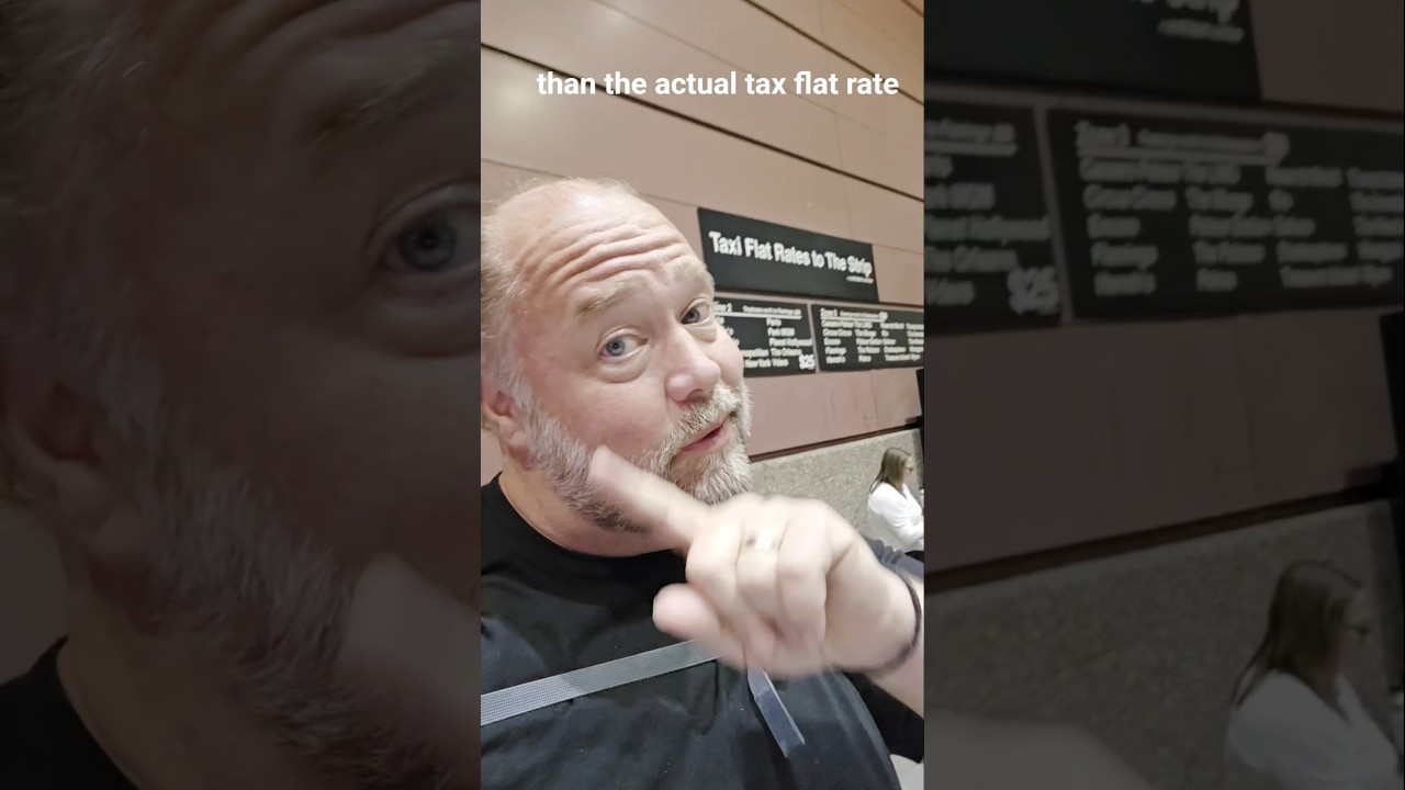 One Less Scam in Las Vegas - Taxi Flat Rates from the Airport #lasvegas