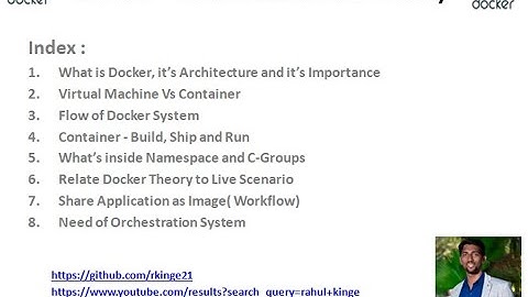 Devops Docker 2 - Docker Architecture and Theory | Tutorial Series | Containers Images | Rahul Kinge