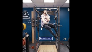 Yves Gravelle World Record 1-Arm Rolling Thunder Pull-ups - 3 reps