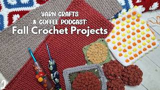 7 Fall Crochet Projects | Apple Crochet Pattern, Moss Stitch Crochet, Crochet Flower Granny Square
Welcome to the Yarn Crafts and Coffee Podcast Episode 2.
Grab your WIP, a cup of coffee and lets hang out!
If youre interested in video tutorials for any of these projects, or have any questions about a yarn or technique that I mentioned, please let me know.
This post contains affiliate links. If you make a purchase by clicking on them, I make a small commission at no extra cost to you. Thanks for your support!
Note: Click on any of the time stamps within the video to jump forward or backward in the video.
00:00 Intro
11:10 Terran Square / Maddie Blanket
Yarn Shown: Lion Brand Pound of Love in the White, Denim and Cherry colorways: https://yarncraftsandcoffee.com/product/lion-brand-pound-of-love-yarn/
Maddie Playlist with Step by Step Reels: https://www.youtube.com/playlist?list=PLAgrRPB3v6_tLzpcaZ_kIxGMWFlOUNf3P
15:35 C2C Apple Square
Yarn Shown:
Lion Brand Pound of Love in the White, Black, Cherry, Wintergreen and Sunflower colorways: https://yarncraftsandcoffee.com/product/lion-brand-pound-of-love-yarn/
Cascade Pacific in the White, Ruby and Latte colorways as well as Cascade Yarns Pacific Prints in the Summer colorway: https://crochetaweigh.com/product/cascade-yarns-pacific/?afref=a19
Free Crochet Pattern: https://yarncraftsandcoffee.com/2026/08/dc-apple-c2c-crochet-square-pattern-free/
18:54 Chunky Checkered Apple Coasters
Yarn Shown: Lion Brand Pound of Love in the White, Black, Cherry and Wintergreen colorways: https://yarncraftsandcoffee.com/product/lion-brand-pound-of-love-yarn/
Free Plastic Canvas Pattern with Apples: https://yarncraftsandcoffee.com/2026/08/chunky-checkered-plastic-canvas-coasters-free-pattern-fall-apples/
Free Plastic Canvas Pattern, Plain: https://onrockwoodlane.com/2025/10/chunky-checkered-plastic-canvas-coasters-free-pattern/
20:51 Landon & Hilda Wreaths
I am updating the Hilda Wreath (previously named) and in doing so, changing the base from a single crochet fabric to the moss stitch, leading to a new pattern called the Landon Wreath, a beautiful, textured base perfect for any wreath project!
Yarns Shown:
Lion Brand Color Theory in Satellite, Canyon and Caper: *Will be added soon*
Berroco Vintage in the Oats colorway: https://yarncraftsandcoffee.com/product/berroco-vintage-yarn/
Cascade Pacific in the Deep Claret colorway: https://crochetaweigh.com/product/cascade-yarns-pacific/?afref=a19
Patterns: To be updated in September and then will be shared.
28:46 Lilah Afghan Square
Yarns Shown:
Lion Brand Color Theory in Satellite, Canyon and Caper: *Will be added soon*
Berroco Remix Light in the Almond, Buttercup and Fern colorways: https://yarncraftsandcoffee.com/product/berroco-remix-light-yarn/
Pattern: To be updated in September and then will be shared.
Video Tutorial: https://youtu.be/KMd3f3oGrE8
32:15 Ergonomic Clay Crochet Hooks from BronzeShepherdStudio
Shop on Etsy (affiliate link, thats why it looks a little strange): https://click.linksynergy.com/deeplink?id=7Or4DAcBaQU&mid=54027&murl=https%3A%2F%2Fwww.etsy.com%2Fshop%2FBronzeShepherdStudio
36:04 Lilah Tote Bag
Free Crochet Pattern: https://www.ravelry.com/patterns/library/lilah-tote-bag
36:54 Fall Needlepoint Project
38:56 Sportweight Bobblish Crossbody Bag
Yarn Shown: Queensland Coastal Cotton Fine in the White, Persimmon and Lemon colorways: https://yarncraftsandcoffee.com/product/queensland-coastal-cotton-fine-yarn/
Blank Canvas Bag: https://yarncraftsandcoffee.com/product/blank-canvas-bag/
Pattern: Current WIP.
Through the Window Crossbody Bag, Free Crochet Pattern: https://www.ravelry.com/patterns/library/through-the-window-crossbody-bag
42:40 Bobblish Ear Warmer
Yarn Shown: Lion Brand Pound of Love in the White, Pumpkin Spice and Sunflower colorways: https://yarncraftsandcoffee.com/product/lion-brand-pound-of-love-yarn/
Pattern: Current WIP.
43:58 Contributor Project Intro
44:00 Candace / T&C Crafters
No Sew Pencil, Crochet Pattern Review: https://eyeloveknots.com/2026/04/no-sew-pencil-crochet-pattern-review.html
Mini Belly Ellie Elephant, Free Crochet Pattern: https://tandccrafters.com/mini-belly-ellie-elephant-free-crochet-pattern/
44:04 Kami / KamiJones10
Among the Trees Owl Square: https://www.instagram.com/p/DX-ApmcErcD/
Dancing Grace Flower Tote: https://www.instagram.com/p/DY5_iAtERme/
44:08 Emily / Crochet Aweigh
Free Summer Crochet Pattern Round Up: https://cre8tioncrochet.com/2026/05/free-summer-crochet-patterns.html
Apple Orchard Bucket Hat, Free Crochet Pattern: https://crochetaweigh.com/free-crochet-pattern-apple-orchard-bucket-hat/ 7 Fall Crochet Projects | Apple Crochet Pattern, Moss Stitch Crochet, Crochet Flower Granny Square