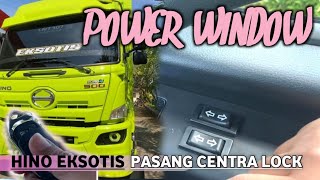 TRUK EURO4 PASANG POWER WINDOW DAN CENTRA LOCK || VIANA AUDIO ….