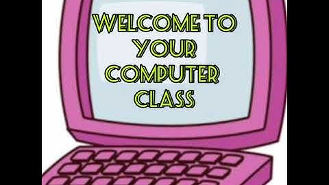 Emma Thompson school (class 2) computer- ( computer an electronic device part 1)