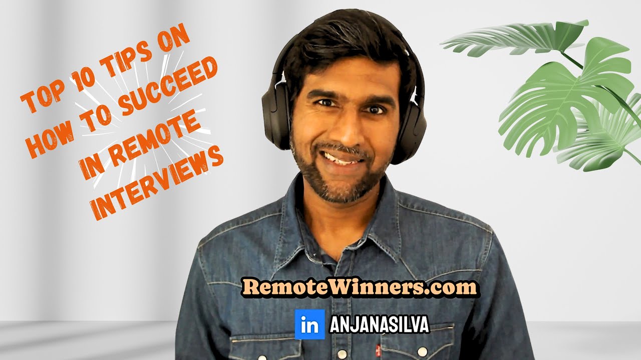 Top 10 Tips On How to Succeed In Remote Interviews - YouTube