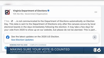 Did your vote count? Virginia election officials address viral post