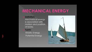 Mechanical Energy Physics subject lectures and demo clips conceptual study of subject physics 2020. screenshot 5