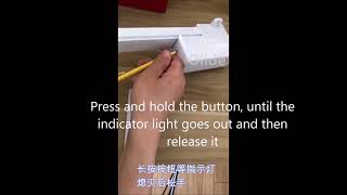 How to Pair Wireless Remote Control with Olide OS101 Smart Sliding Window Opener
