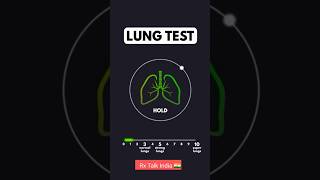 Lung Test: Check Your Lung Strength in 10 Seconds! // Rx Talk India 🇮🇳#lungtest