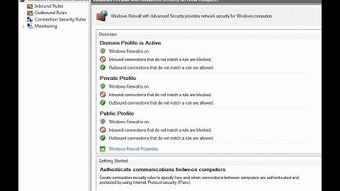 How to Open Quickly Windows Firewall & Advanced Security