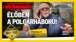 Bogár László élőben jelentkezik a strasbourgi utcákról