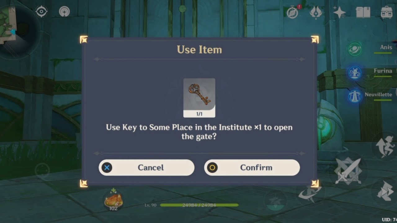 How to : Get and Use Key to Some Place In the Institute | Genshin Impact Fontaine