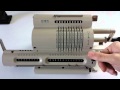 Mechanical calculator in action