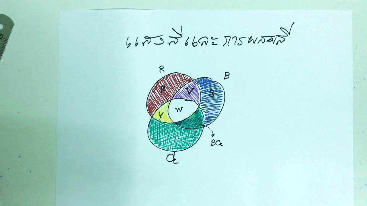 การมองเห็นแสงสีต่างๆ