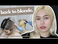 BLEACHING MY HAIR BLONDE... AGAIN