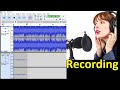 Record Voice with Background Music in Audacity 🎙️