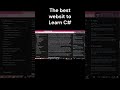 Website Learn C# #windows #tech #computer #typing #coding #keyboard