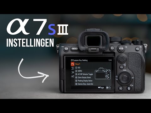 Sony A7S III instellingen voor video! // settings - autofocus - custom buttons (Nederlands)