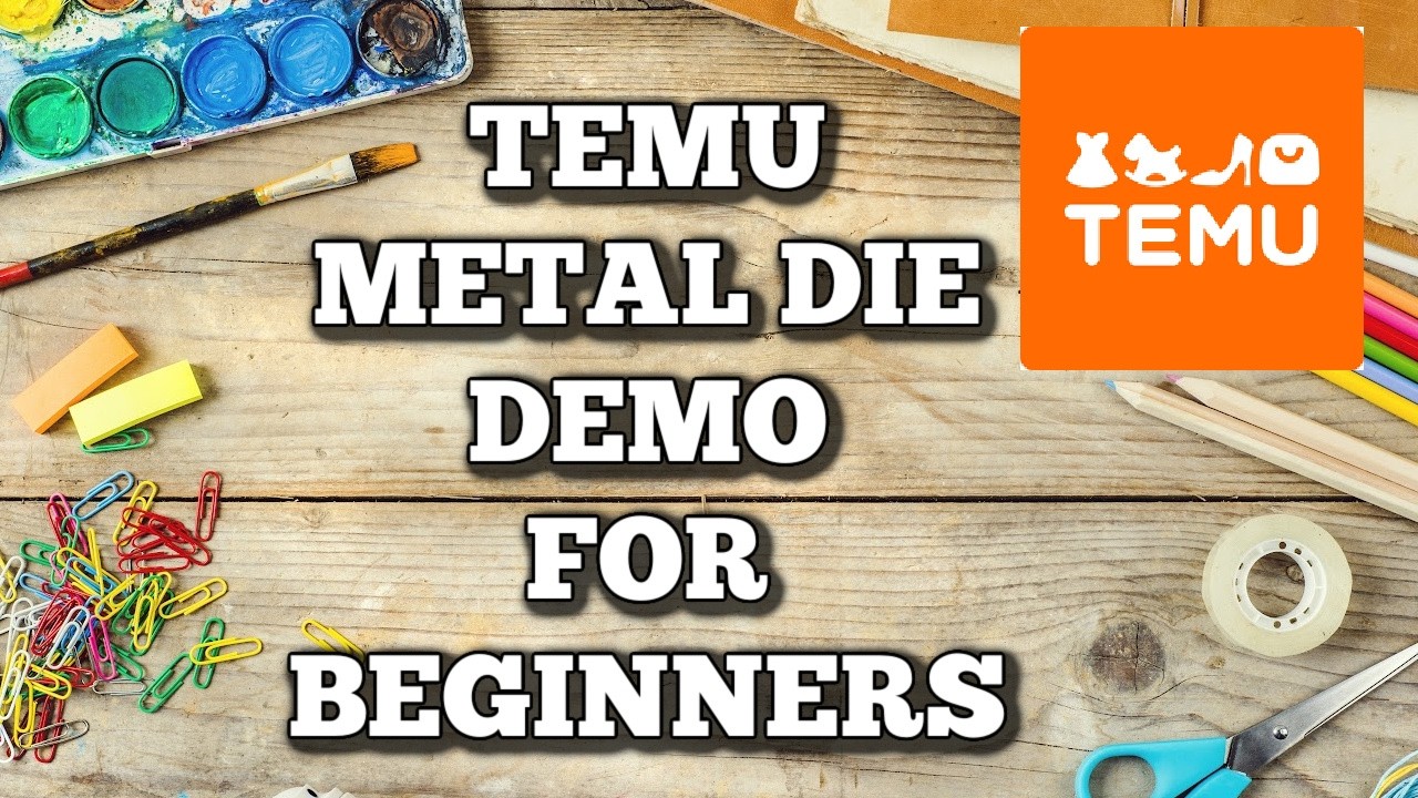 METAL CUTTING DIE DEMO FOR BEGINNERS - YouTube