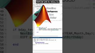 MATLAB: Function to find duration between two dates (how much time until)