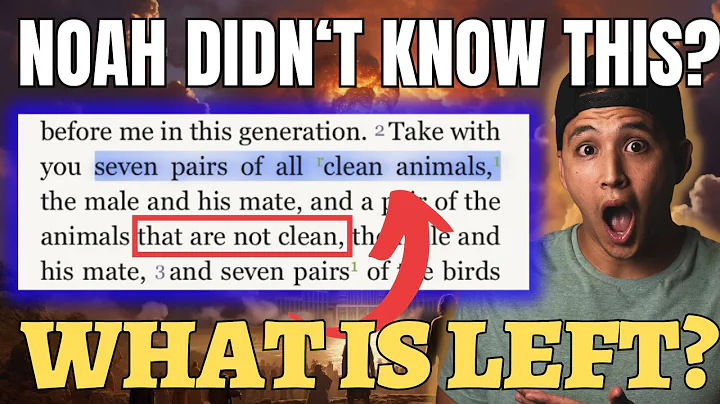 God Waited Until Noah Was 600 To Tell Him THIS | Bible Study in Genesis 7:1-3