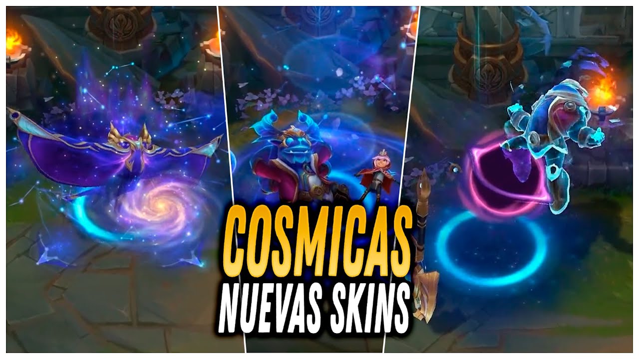 Novas skins Cósmicas são reveladas para Nautilus, Bel'Veth, Nunu